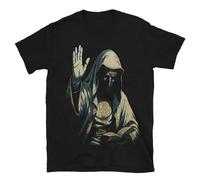 King Baldwin Silver Mask T-Shirt Medieval Knight Crusader History Movie Fan Tee