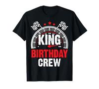 King Birthday Crew Racing Fun King Driver célébrations T-Shirt