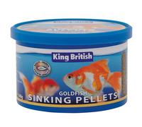 King British poisson rouge COULANTES granulé de bois nourriture pour 140g