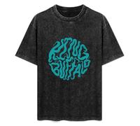 King Buffalo Mens T-Shirt Black Graphic Unisex Tee Shirt M