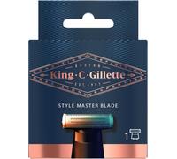 King C Gilette Style Master Lame De Recharge Pour Homme,Tondeuse Barbe Homme, 1 4D Lame, Rapides Et Confortables, Dans 4 Directions[Z639]