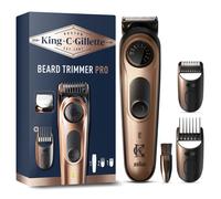 Gillette Tondeuse à barbe King C. Gillette PRO – 40 réglages – 80 min d'autonomie – Lame en acier