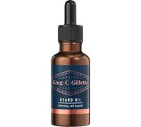 King C. Gillette Huile de barbe pour homme avec huile d'argan, huile de jojoba, huile d'avocat, huile d'amande et huile de graines de macadamia, 30 ml