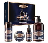 King C. Gillette Kit Barbe Homme avec 4 Soins Visage