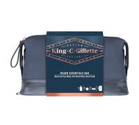 King C. Gillette Kit de toilettage de barbe pour homme, nettoyant visage + peigne baume, idée cadeau pour lui/papa