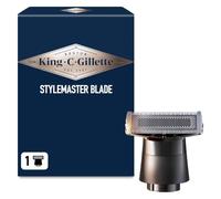 Gillette Lame de recharge tondeuse à barbe King C. Gillette Style Master Remplacement 4D, durable