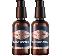King C. Gillette Sérum volume de barbe pour homme, barbe plus dense et plus dense en 14 jours, avec le parfum caractéristique de King C. Gillette, 50 ml (Lot de 2)