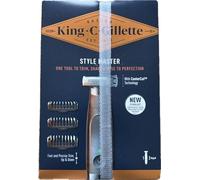 King C. Gillette Style Master Tondeuse à barbe pour hommes avec technologie CenterCut, taille, rasage et coupe des bords optimale, imperméable, rasoir à barbe sans fil avec 3 peignes
