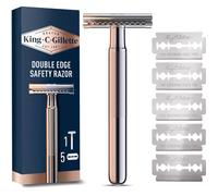 KING C. GILLETTE Tete de rasoir a double tranchant 5 pcs