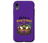 King Cake Mardi Gras Coque pour iPhone XR