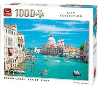 King- Canal Grande Venise Puzzle 1000 pièces, 55978, Multicolore