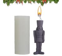 King Candle Moule à bougie King - Moule en silicone en forme humaine réutilisable | Fabrication de statue de casse-noisette, moule en fonte époxy adapté aux débutants pour