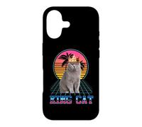 King Cat British Shorthair Vintage 80s Funny Kitten Cats Coque pour iPhone 17