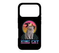 King Cat British Shorthair Vintage 80s Funny Kitten Cats Coque pour iPhone 17 Pro