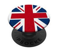 King Charles Coronation British Royal Monarch Flag PopSockets PopGrip Adhésif