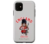 King Charles Épagneul London King's Guard Drapeau Angleterre Coque pour iPhone 11