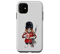 King Charles Épagneul London King's Guard Drapeau Angleterre Coque pour iPhone 11