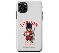 King Charles Épagneul London King's Guard Drapeau Angleterre Coque pour iPhone 11 Pro Max