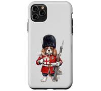King Charles Épagneul London King's Guard Drapeau Angleterre Coque pour iPhone 11 Pro Max