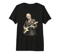 King Charles Guitare électrique Rock Music UK Angleterre T-Shirt Haut de Gamme