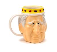 King Charles III Ceramic Head Shaped Mug