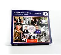 King Charles III Coronation Montage - Puzzle souvenir de 1000 pièces - Un voyage à travers le règne du roi