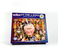 King Charles III Coronation Puzzle - Fit For A King By Mike Jupp - 1000 Piece Ji