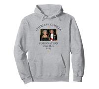 King Charles III et Queen Camilla, Royal Coronation 2023, Royaume-Uni Sweat à Capuche