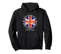 King Charles III of Britain, Royal Coronation, drapeau britannique Sweat à Capuche