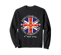 King Charles III of Britain, Royal Coronation, drapeau britannique Sweatshirt