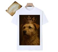 King Charles T-Shirt, King Dog T-Shirt, Various Patterns and Styles (1PCS-F,Grand)
