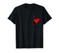 King Chess avec cœur Rouge pour Homme T-Shirt