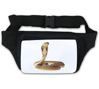 King Cobra Sac banane Motif serpent africain Blanc