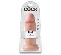 King cock realiste dildo chubby 25.4 cm toys Penises