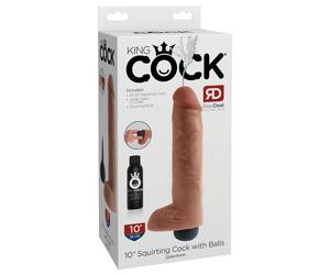 King Cock 10 - gode éjaculateur réaliste (25cm) - naturel
