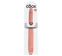 King Cock 16 Tapered - Double Dildo Réaliste (41 cm) - Naturel