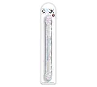 King Cock 18" Double Dildo Clear 46x4,3 cm