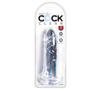 King Cock Clear 6 - godemichet à ventouse (17,8 cm)