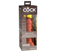 Sextoys Pour Tous Dong Double Densité Vibrant 15 cm Elite - KING COCK