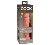 King Cock Elite 8 - gode réaliste à ventouse (20cm) - naturel