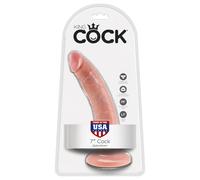 Gode Ventouse 17,8 cm King Cock - Couleur : Rose