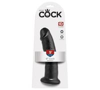 King Cock - godemichet ventouse réaliste - noir