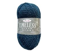 King Cole 1864456 Timeless Super Chunky Fil bleu marine - 85 m, 100 g