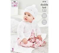 King Cole 5718 Patron de tricot DK pour couverture de bébé