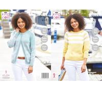 King Cole 5747 DK Patron de tricot pour cardigan adulte