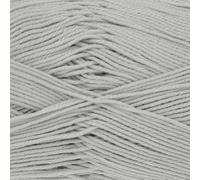 King Cole Gizeh Cotton Pelote de fil 4 plis - Argent 2193 - 12 pelotes de 50 g - 158 mètres par pelote