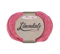 King Cole Linendale DK 2335241 Fil framboise 120 m, 100 g