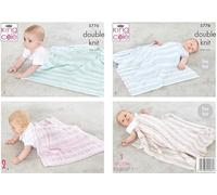 King Cole Patron de Tricot pour Couverture bébé DK 5776