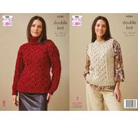 King Cole Patron de tricot pour pull et débardeur pour femme Double tricot (6284)