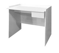 King Collection Bureau Blanc avec TIROIR
